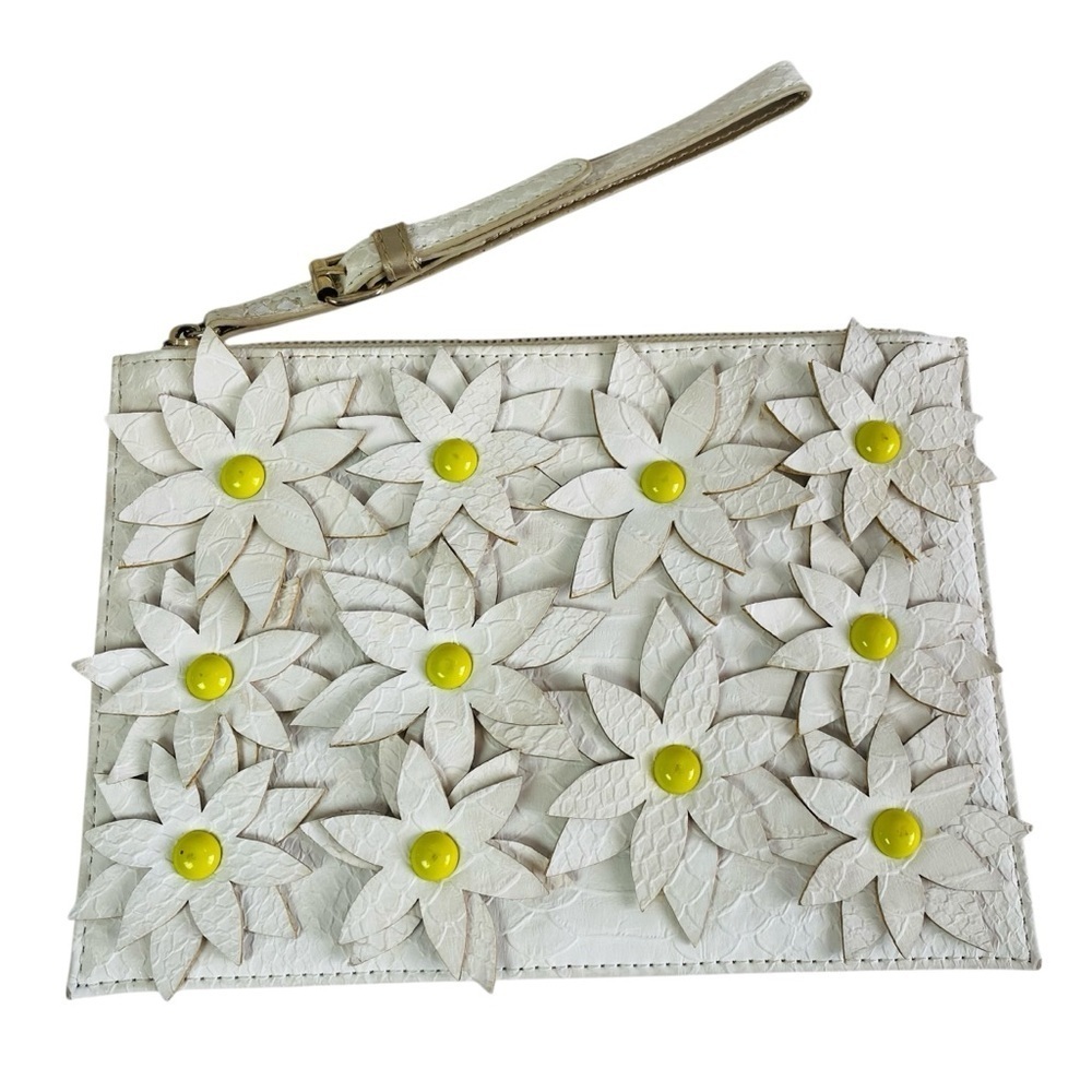 Sondra Robert’s Vintage Floral Clutch Purse 7” x 9.5”